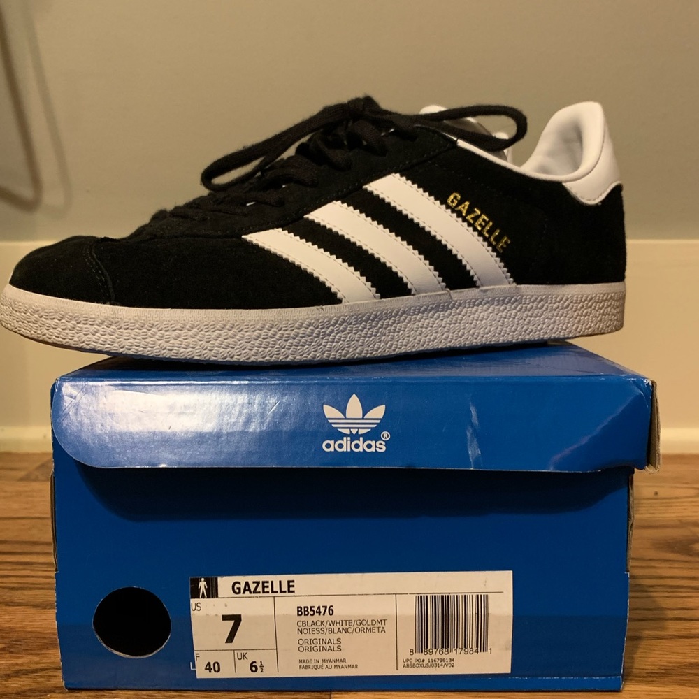 Adidas Gazelle. Black. 7  Men’s